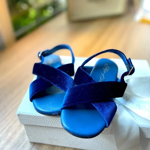 Age of innocence velvet shoes, size 27