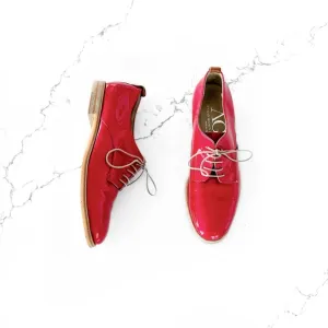 AGL Attilio Giusti Leombruni Patent Leather Oxford Shoes
