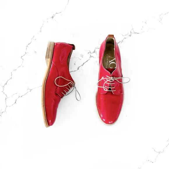 AGL Attilio Giusti Leombruni Patent Leather Oxford Shoes