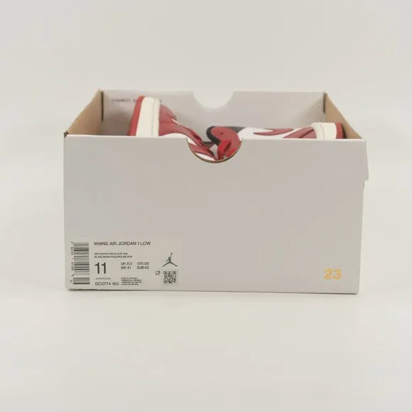 Air Jordan 1 Low 'White Gym Red' DC0774-160 size 11