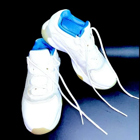 AIR JORDAN 11 | Retro | “White University Blue” low top basketball shoes