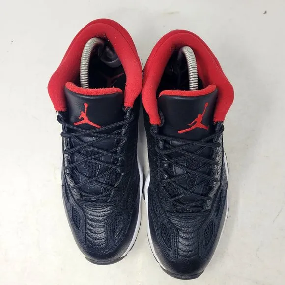 Air Jordan 11 XI Retro Low IE 'Black Red' BRED 2011 306008-001 7.5 1 4 6 12 13