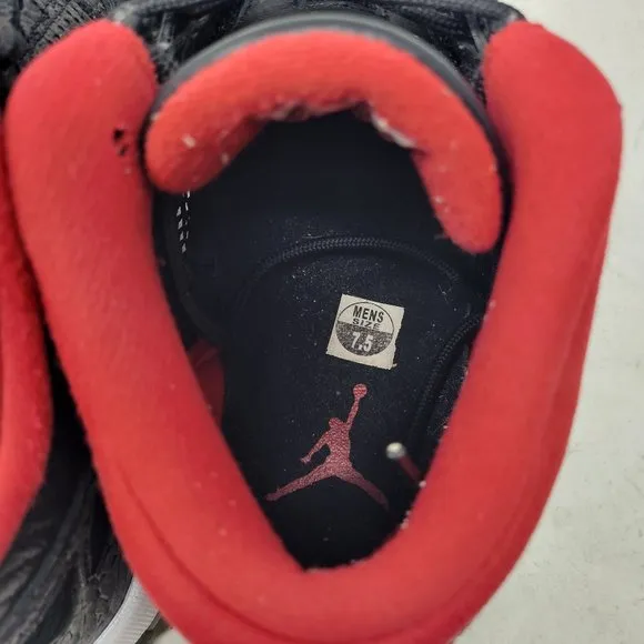 Air Jordan 11 XI Retro Low IE 'Black Red' BRED 2011 306008-001 7.5 1 4 6 12 13