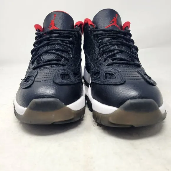 Air Jordan 11 XI Retro Low IE 'Black Red' BRED 2011 306008-001 7.5 1 4 6 12 13