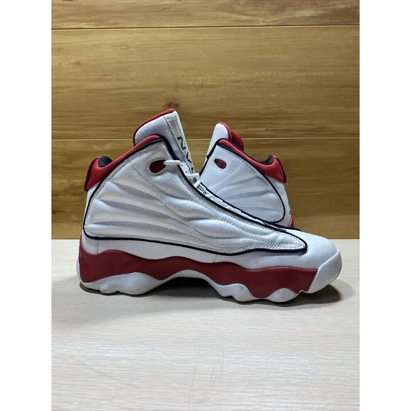 AIR JORDAN PRO STRONG CHICAGO DC7911-101 SHOES 7Y YOUTH WOMANS 8.5 WHITE GYM RED