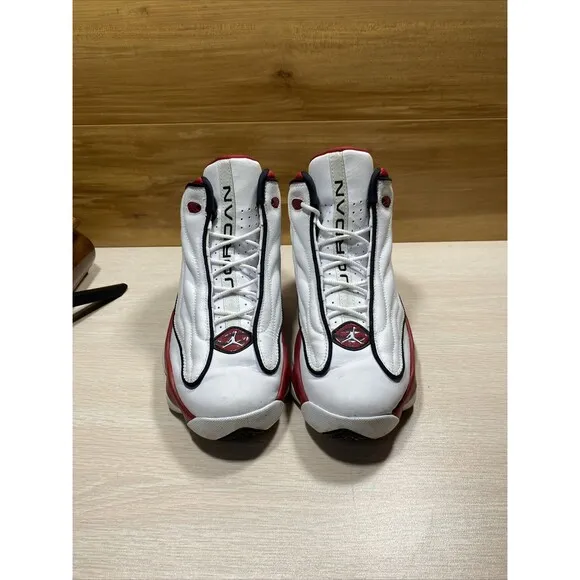 AIR JORDAN PRO STRONG CHICAGO DC7911-101 SHOES 7Y YOUTH WOMANS 8.5 WHITE GYM RED