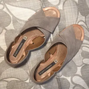 Alberto Fermani Italian Suede Shoes size 6