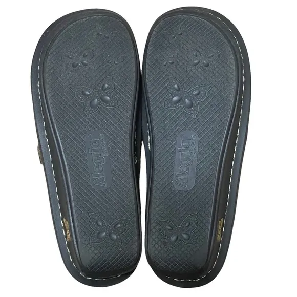 Alegria by PG Lite Brown Gold DEN-589W Leather Dena Clogs Size EUR 38 - US 8/8.5