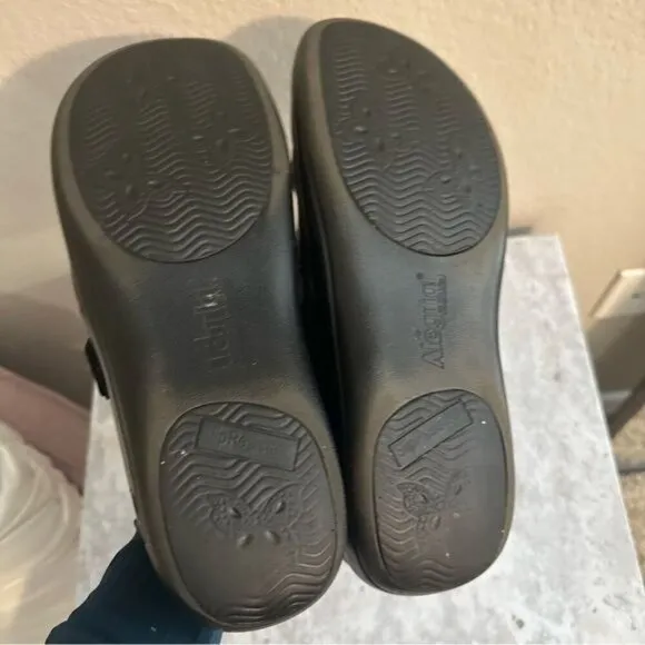 Alegria Paityn Upgrade Black Clog Shoes Size 8