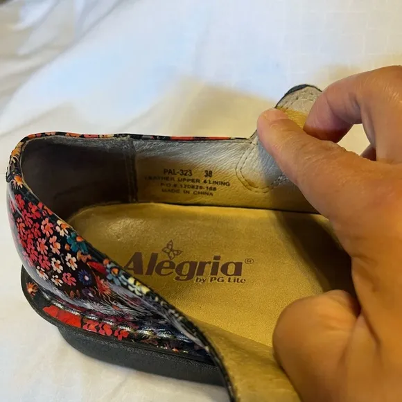 Alegria Paloma Midnight Garden Mary Janes - Size 8