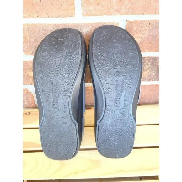 Alegria TRAQ Quick Strap Slip-Ons Womens Size