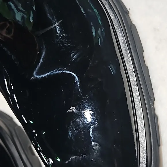 Alexander McQueen Patent Leather Special Ribbon Shoes size 44