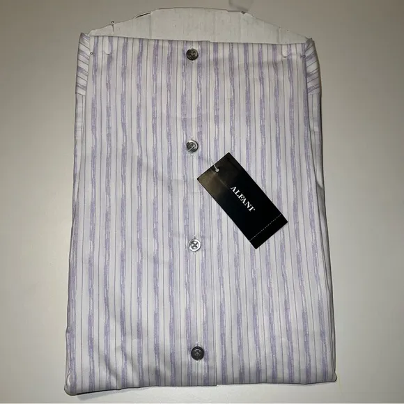 Alfani Mens Printed Slim Fit Dress Shirt