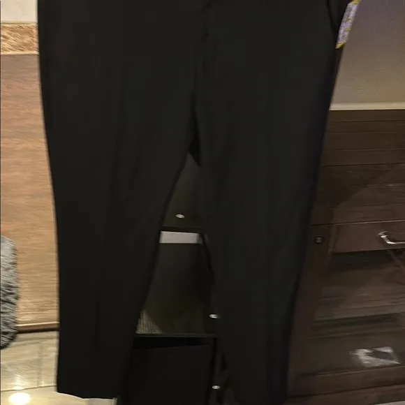 ALFANI SLIM FIT 34W 30L Black Dress Pants