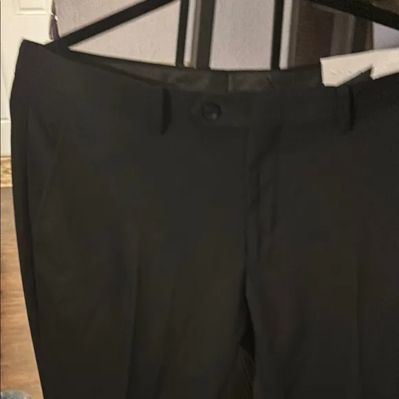 ALFANI SLIM FIT 34W 30L Black Dress Pants