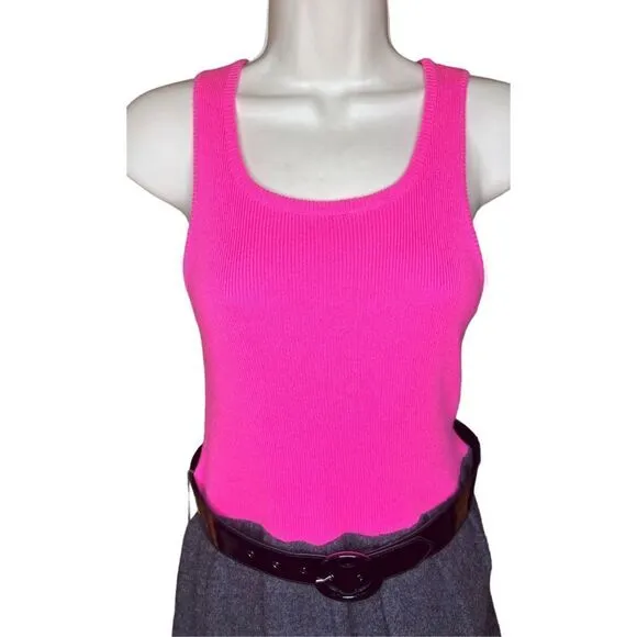 Alice   Olivia Fushia &amp; Grey Wool &amp; Cashmere Bubble Dress NWT Size Small