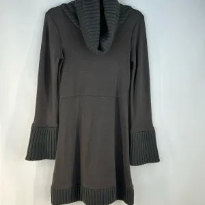 Alice   Olivia Long Sleeve High Cowl Neck Wool Dress, S