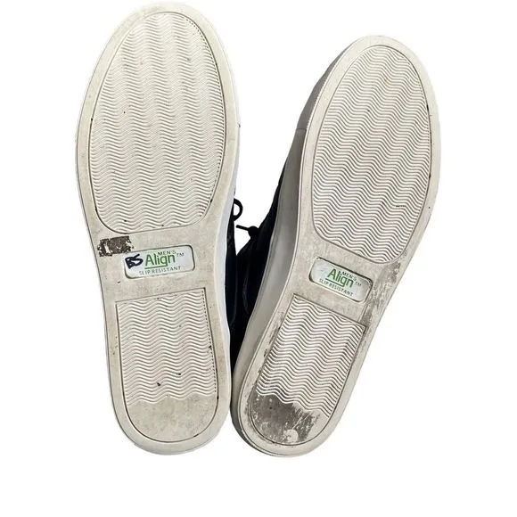 Align By Nurse‎ Mates Men’s Falcon Lace Up Slip-Resistant Leather Shoes Size 8