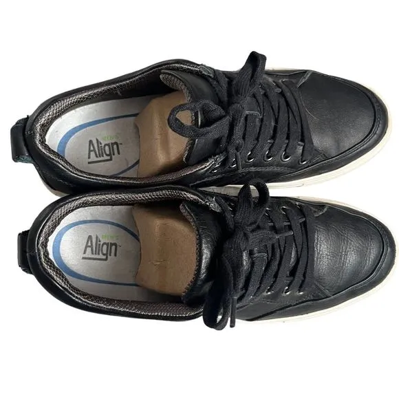 Align By Nurse‎ Mates Men’s Falcon Lace Up Slip-Resistant Leather Shoes Size 8