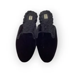 Allbirds Phoebe velvet Faux Fur mule Black