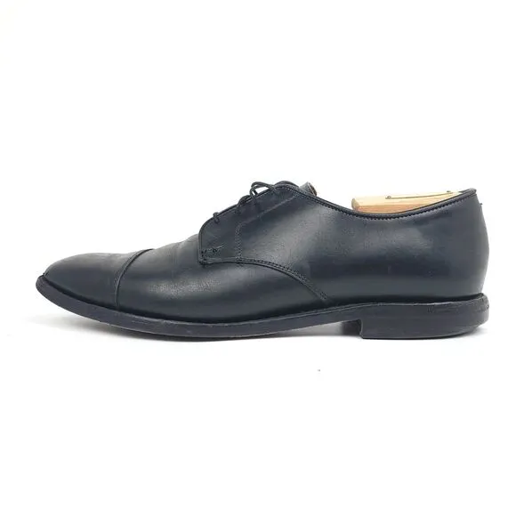 Allen Edmonds Lexington Black Leather Cap Toe Oxford Dress Shoes Men's 10