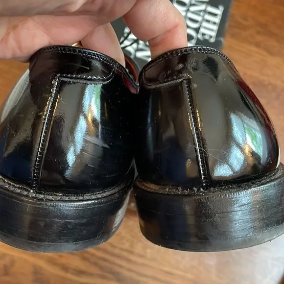 Allen Edmonds Spencer black patent leather dress shoes