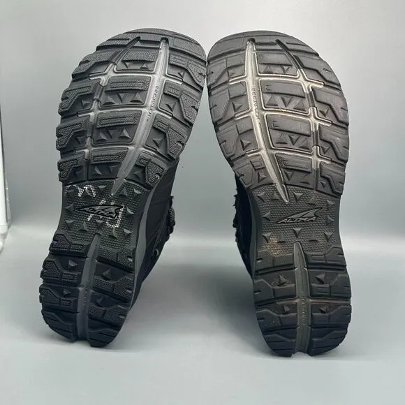 Altra Tushar Hiking Boots Men's 12.5 Black Hiking Boots Lace-Up Waterproof Shoes
