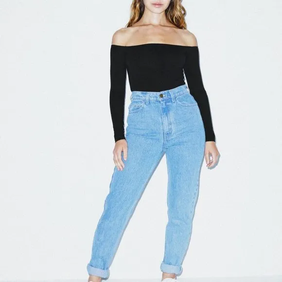 American Apparel Women's High-Waist Jean