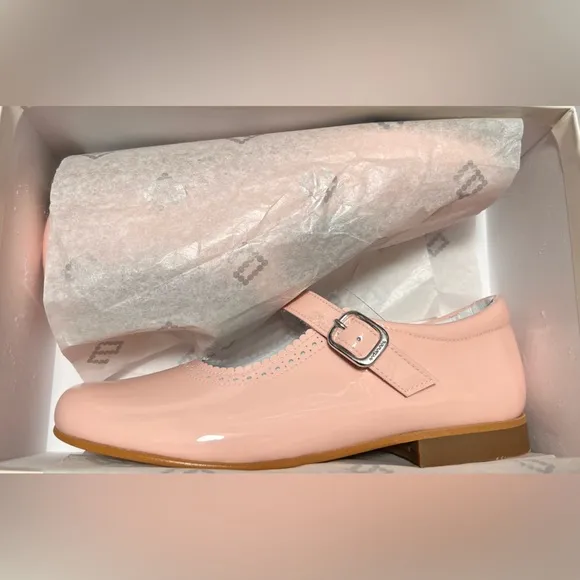 Andanines GIRLS PINK PATENT LEATHER SHOES