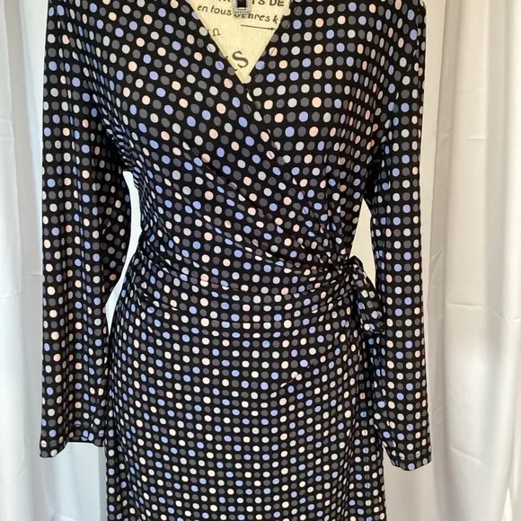 Anne Klein Polka Dot Dress NWT Size L