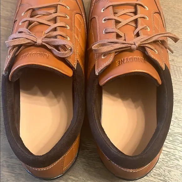 Anodyne No 75 Women’s Casual Sport Brown Leather Orthopedic Shoes     Sz 9.5M