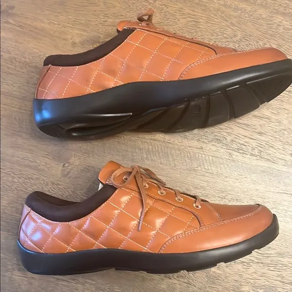 Anodyne No 75 Women’s Casual Sport Brown Leather Orthopedic Shoes     Sz 9.5M