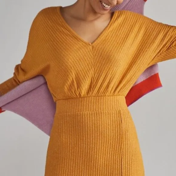 Anthropologie Daily Practice Barre Midi Dress