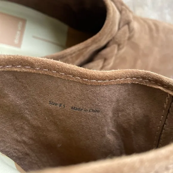 Anthropologie Dolce Vita Braided Western Mules Women's Size 8.5