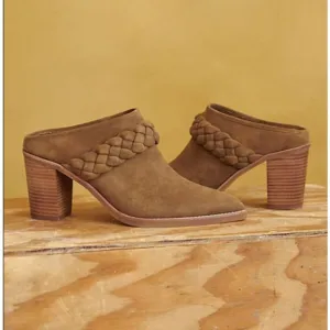 Anthropologie Dolce Vita Braided Western Mules Women's Size 8.5