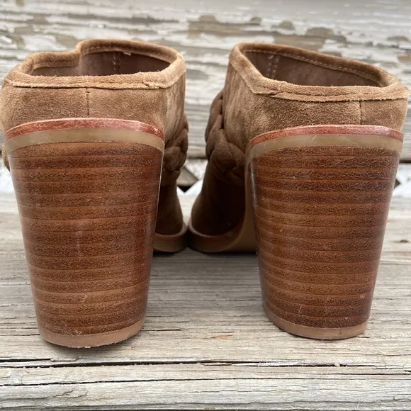 Anthropologie Dolce Vita Braided Western Mules Women's Size 8.5