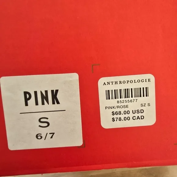 Anthropologie Maeve Pink Puffy Platform Slippers Size S 6/7