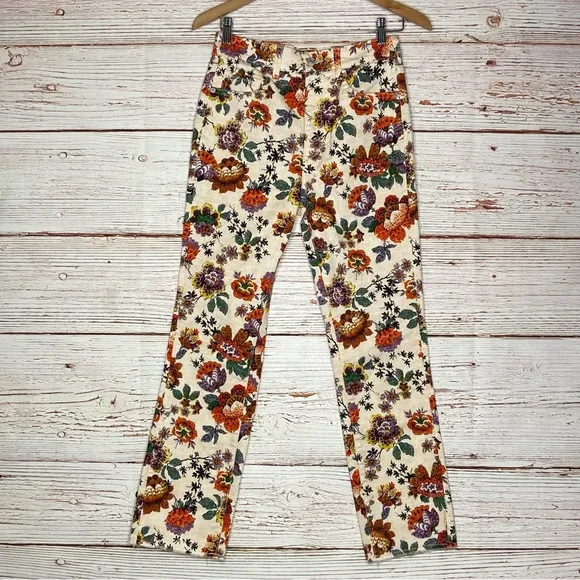 Anthropologie Pilcro The Cigarette High Rise Slim Straight Leg Jeans Sz 27