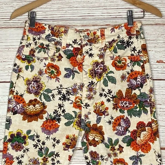 Anthropologie Pilcro The Cigarette High Rise Slim Straight Leg Jeans Sz 27