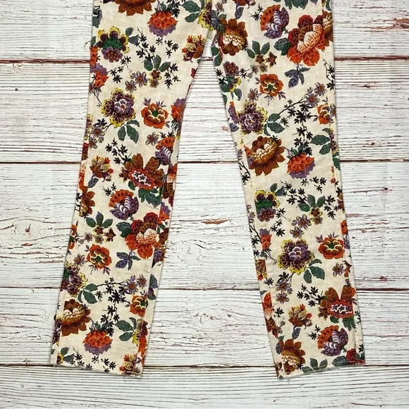 Anthropologie Pilcro The Cigarette High Rise Slim Straight Leg Jeans Sz 27