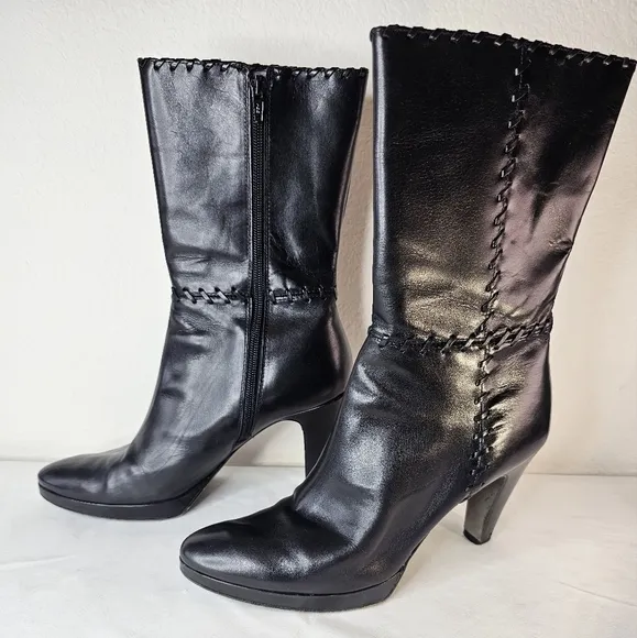 Antonio Melani  Cowgirl Mid Boots, Women's Size 8.5M