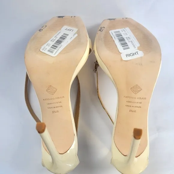 Antonio Melani Marcey Patent Leather Ankle Strap Platform Dress Sandals