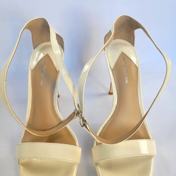 Antonio Melani Marcey Patent Leather Ankle Strap Platform Dress Sandals
