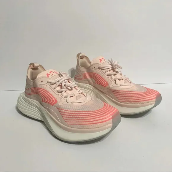 APL Streamline Running Shoes Chunky Women’s Size 6 New Baby Pink and Hot Pink