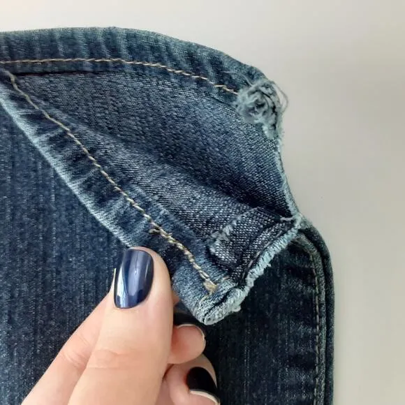 Apple Bottoms Bling Pocket Apple Embroidered Bootcut Jeans Y2K Flare Denim 9/10