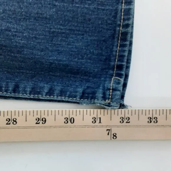 Apple Bottoms Bling Pocket Apple Embroidered Bootcut Jeans Y2K Flare Denim 9/10