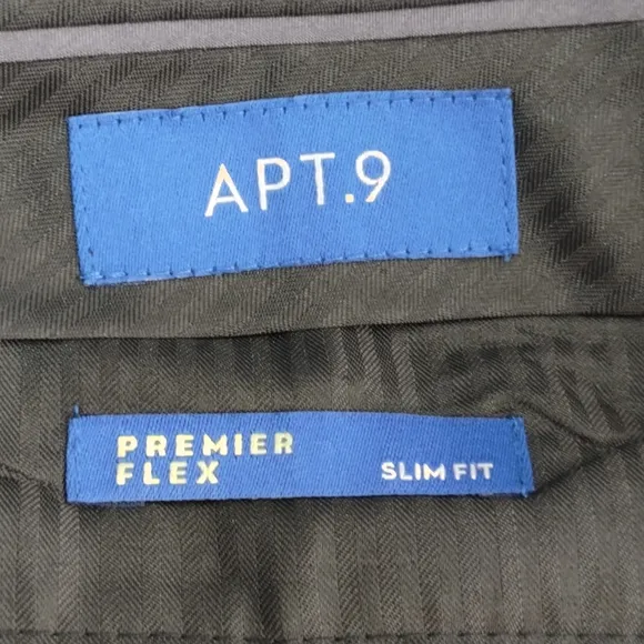 Apt. 9 Men's Gray Slim Fit Dress Pants Size 34X36 NWT