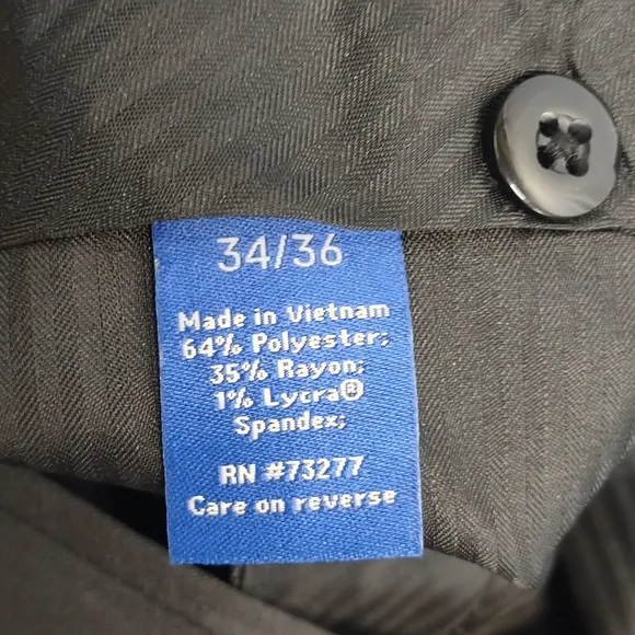 Apt. 9 Men's Gray Slim Fit Dress Pants Size 34X36 NWT