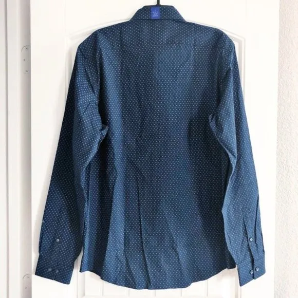 Apt. 9 Premier Flex Slim-Fit Spread-Collar Dress Shirt Size 16-16½ (36/37)