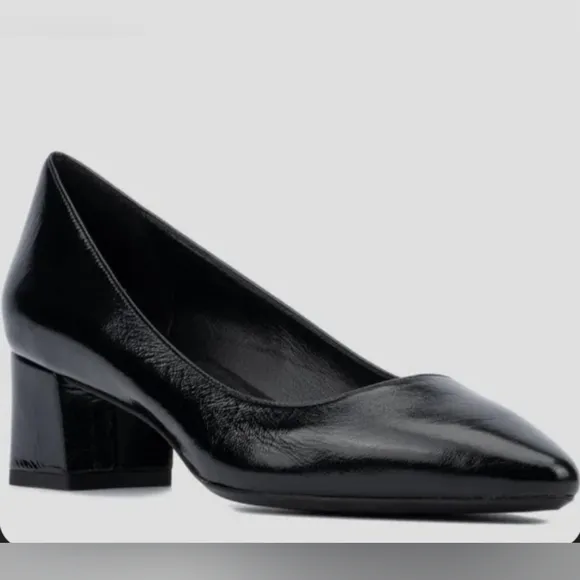 AQUATALIA, 8, Pasha Crinkle, Patent Pump in Black